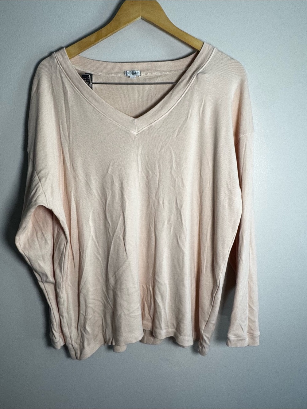 PJ Harlow Lucy Medium Long Sleeve Blush Pink Oversized